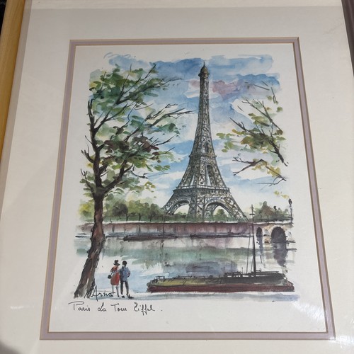 Quadro acquerello francese