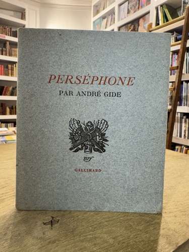 André gide perséphone nrf - gide,