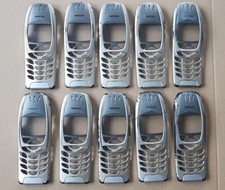 10x Custodia Originale Nokia 6310 6310i Front Cover Guscio Argento