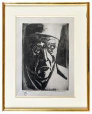 ANCIENNE EAU-FORTE PORTRAIT DU