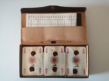 COFANETTO IN PELLE CON 3 MAZZI