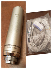 RFT Gefell Neumann MV 102 Vintage Condenser Microphone, tested + Nos Cable 10m.