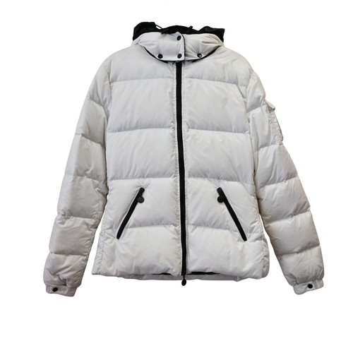 Piumino corto moncler bianco - piumino,