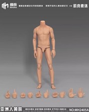 MAHA Studio 2405A 1/6 Giallo Staccabile Modulare Maschio Action Figure Corpo Muscolare