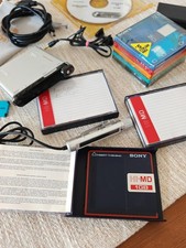 Sony MZ-RH1 Silver Hi-MD Minidisc Walkman set completo con molti extra 