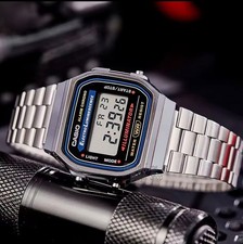 CASIO watch Argento, LED, A