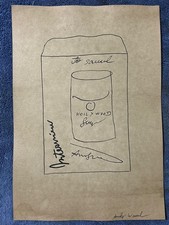 andy warhol disegno e quadro