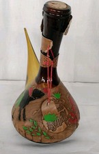 Decanter In Vetro E Pelle