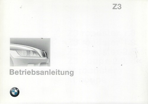 Bmw e36 manuale uso e - z3,