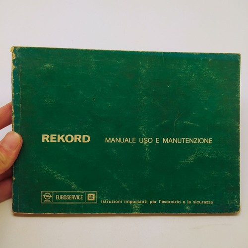 Rekord libretto uso - rekord,