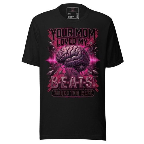 Skull shredder tee black - skull, —
