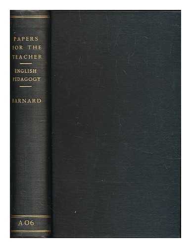 Pedagogia inglese barnard - pedagogia,