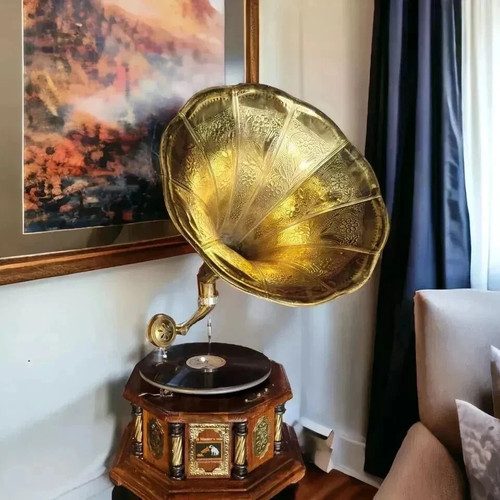 Grammofono hmv perfettamente - grammofono,