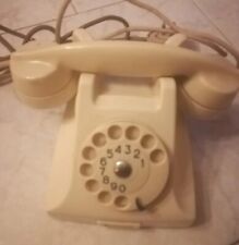 RARO Telefono fisso BIANCO in Bachelite Fatme Ericsson anni 60