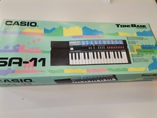 Keyboard vintage Casio Sa 11 sa11 pianola piano tasti suonare elettrica 10004