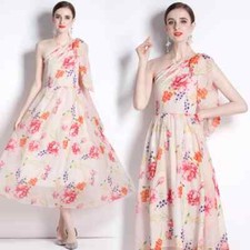 Vestito Abito Elegante Lungo