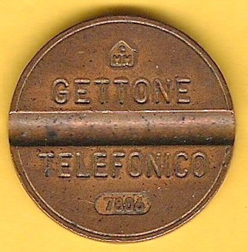Gettone telefonico cmm - gettone,