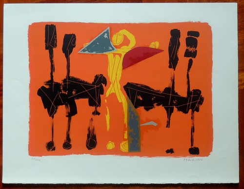 Marino marini litografia del - marini,