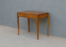 Scrittoio tavolino scrivania lastronato in ciliegio, '900 - L 81 x P 47 cm!