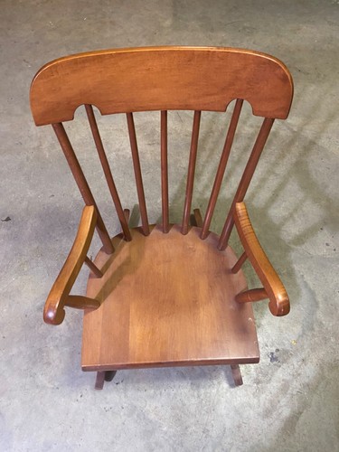 Antica sedia dondolo vintage - sedia,