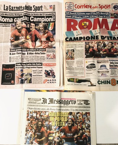 Lotto roma scudetto 2001 - as,