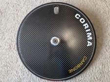 Corima Carbon Disco Ruota Cerchio Freno 10spd Tubolare TT Tri Triathlon Corsa Pneumatico