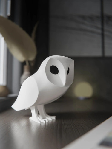 Scultura gufo minimal - scultura,
