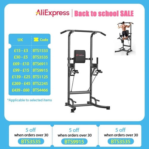 Power tower dip - power, pull