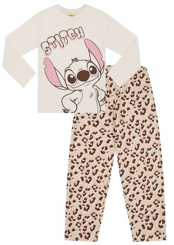 Pigiama lungo beige - , stampa