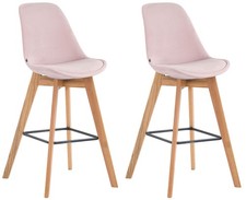 Set 2 Sgabelli Alti Scandinavi