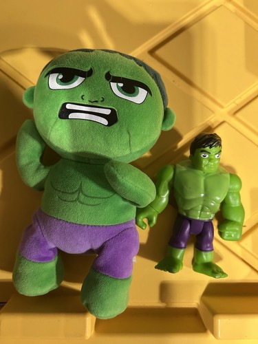 Hulk plush and figure - hulk,
