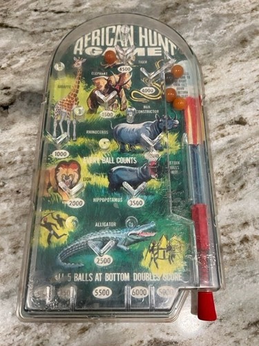 Gioco flipper caccia africana