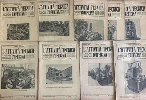 Attivita tecnica officina 1927 - officina,