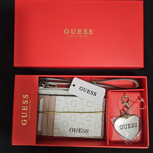 Portafoglio guess bianco - guess,