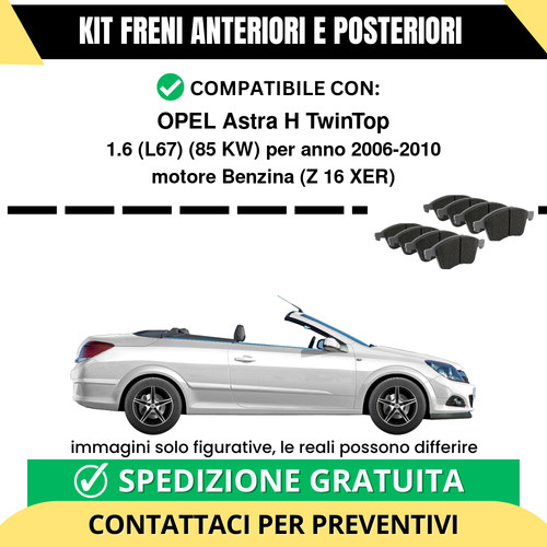 Pastiglie freno ant post - pastiglie,