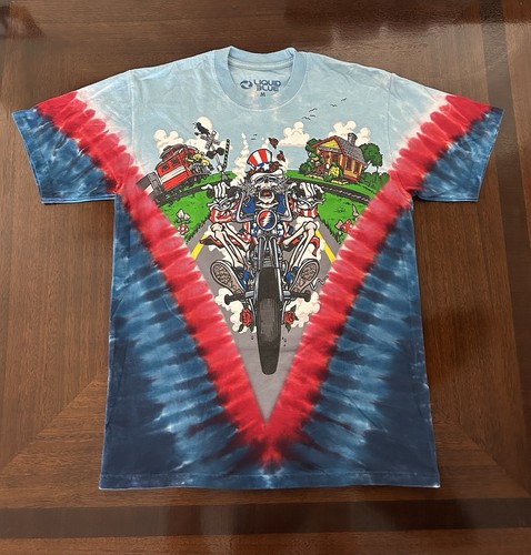 Shirt liquid blue grateful - blue,