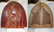  Madonna scolpita in legno