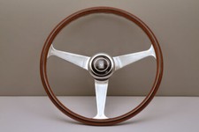  Volante Nardi replica anni'60 in mogano con razze lucide Guilloche 5012.39.3000