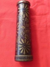 RARO Vaso Vetro Rocca Luigi e Figlio Morbegno Dipinto a mano Sondrio Lombardia