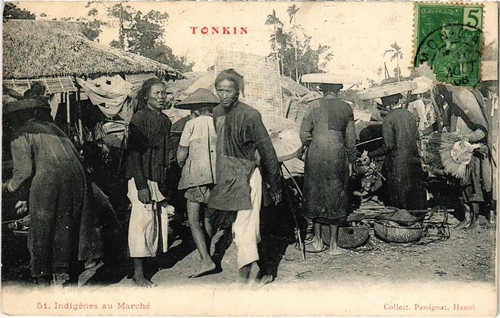 Tonkin indigenes marche - au,