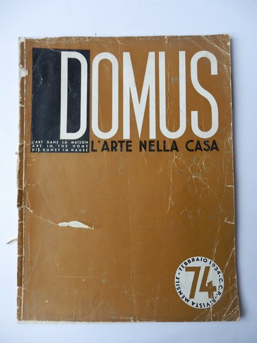 Domus giò ponti 1934 rivista - domus,