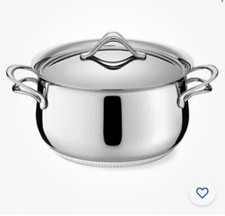 LAGOSTINA CASSERUOLA FONDA C/COPERCHIO INOX CM 24 MELODIA