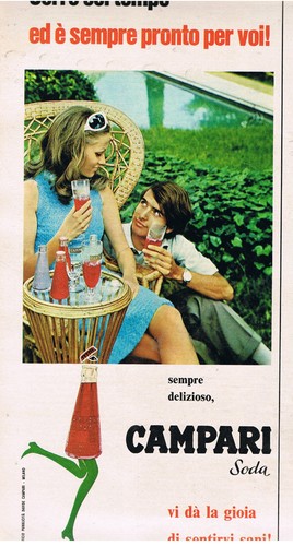 Pubblicità 1968 campari - -,