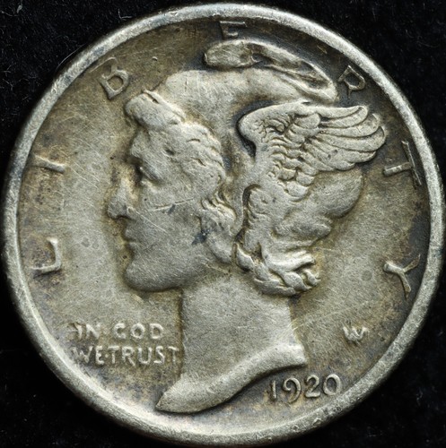 1920 mercury dime san - -,