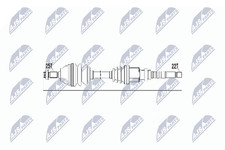 Albero motore NTY NPW-CT-019 per PICASSO BERLINGO XSARA PARTNER PEUGEOT CNG N1