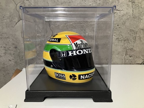 Mini casco ayrton senna scala - casco,