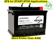 Ultramax Stop Start 12V 60Ah