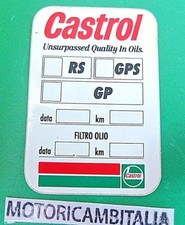 PER CASTROL OLIO ADESIVO DECAL