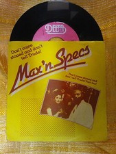 DISCO 45 GIRI MAX 'N SPECS - DON'T COME STONED AND DON'T - DELTA 1981 VG+/VG-