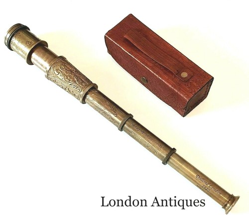 Telescopio vintage ottone - telescopio,